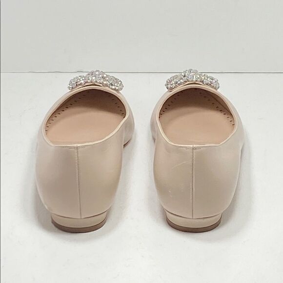 Manolo Blahnik Hangisi 25 Embellished Leather Flats size 36.5 - Picture 5 of 10